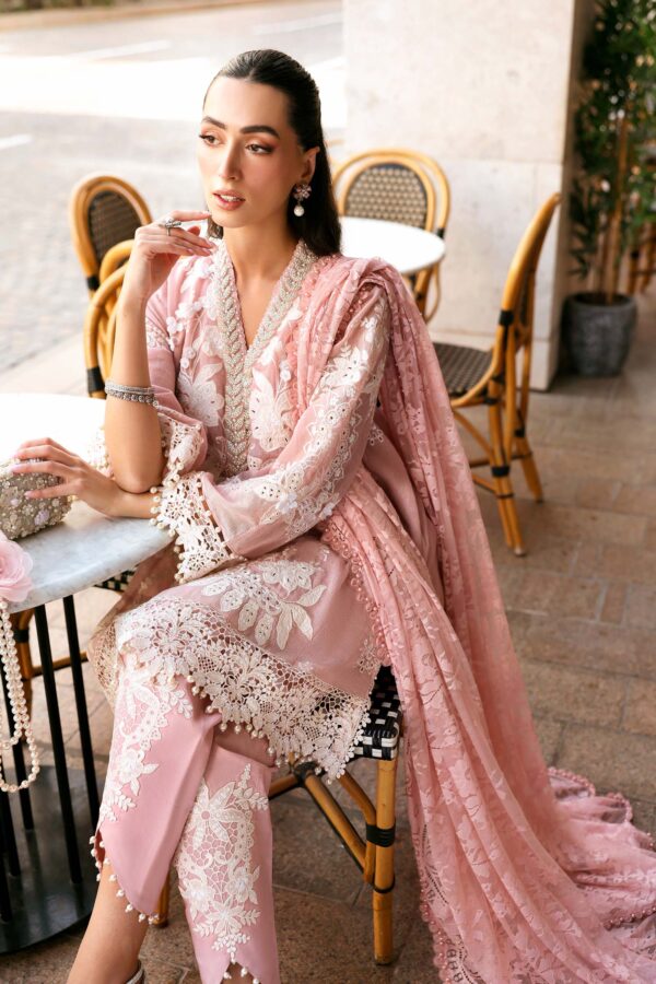 Maria B Eid Lawn 2026|| D-2603-A– D3ACloseup F Maria B Eid Lawn 2026|| D-2603-A– D3ACloseup F
