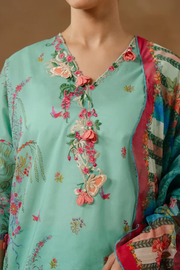 Sana Safinaz Muzlin Lawn 2026| M261-015A-CU– M261-015A-CU 2