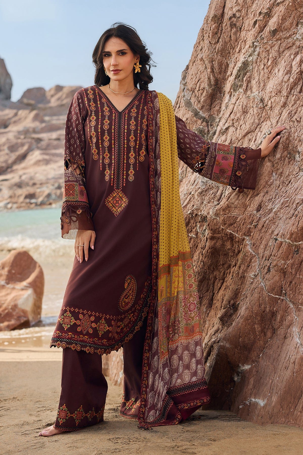Sunshine lawn collection 2026 by charizma| csn6-09 Sunshine Lawn Collection 2026 by Charizma| CSN6-09