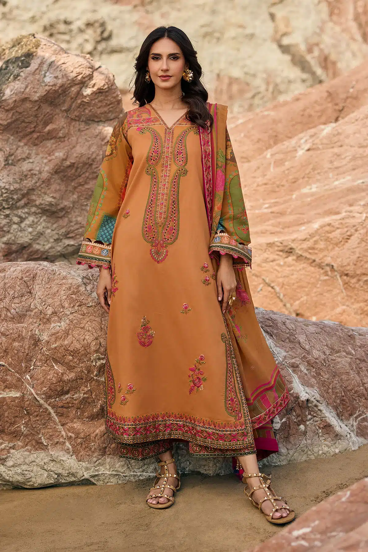 Sunshine lawn collection 2026 by charizma| csn6-02 Sunshine Lawn Collection 2026 by Charizma| CSN6-02