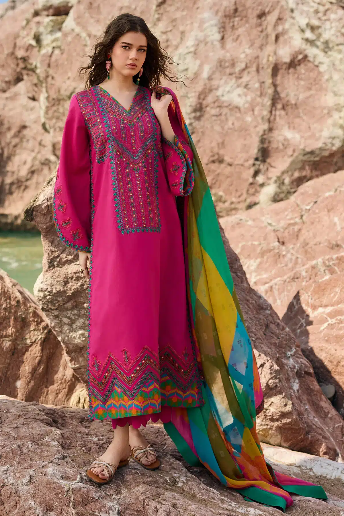 Sunshine lawn collection 2026 by charizma| csn6-03 Sunshine Lawn Collection 2026 by Charizma| CSN6-03