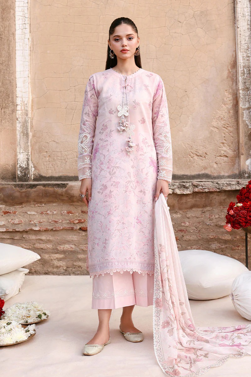 Cross stitch eid lawn 2026 || celeste flora - dress - image 3 Cross Stitch Eid Lawn 2026 || CELESTE FLORA