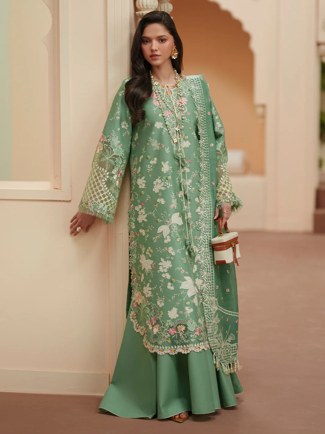 Mashriq luxury lawn 2026 by bin ilyas|| d-117-a Mashriq Luxury Lawn 2026 by Bin Ilyas|| D-117-A