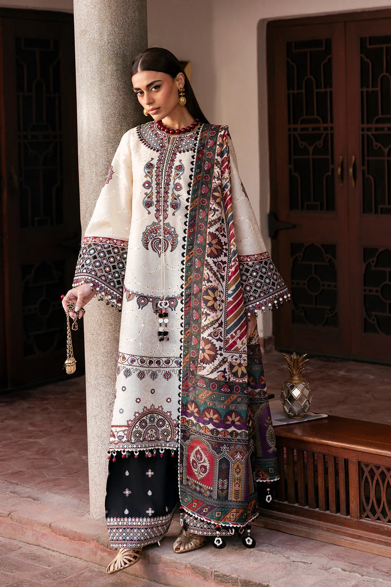Shahkaar luxury eid lawn 2026 by jazmin|| sl26-d02 Shahkaar Luxury Eid Lawn 2026 by Jazmin|| SL26-D02