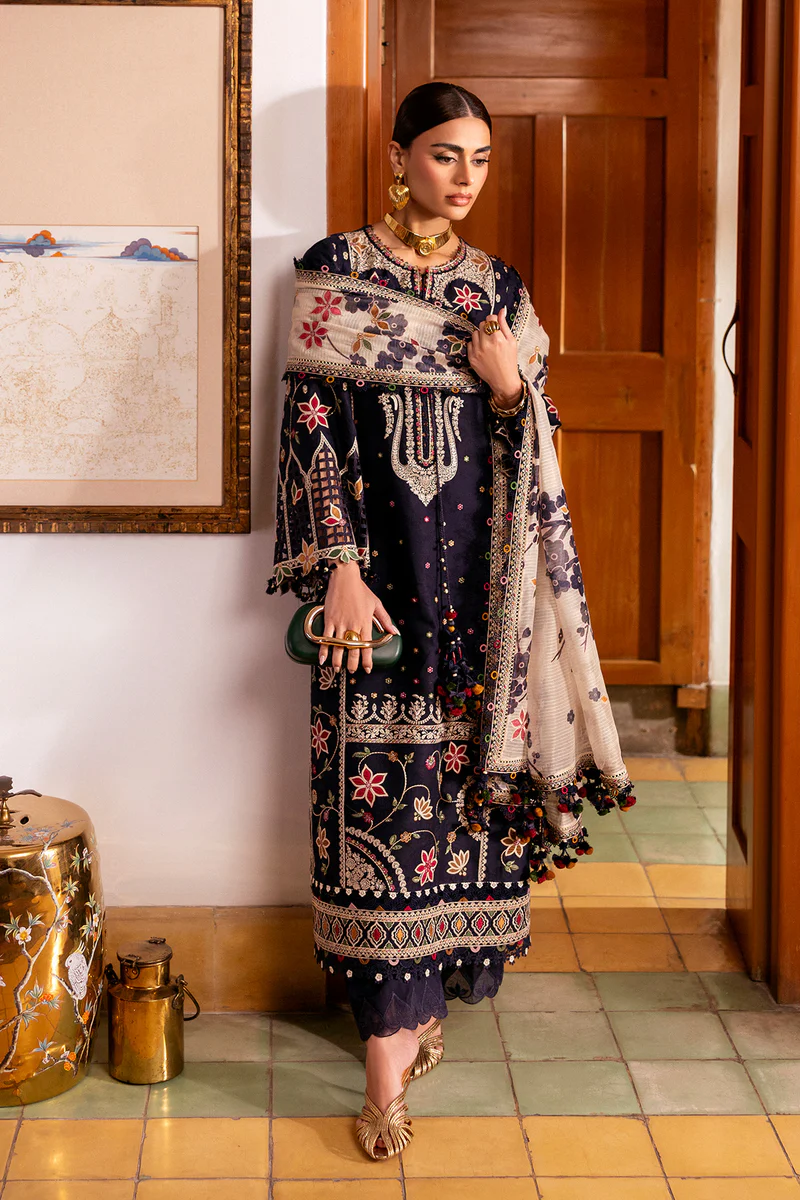 Shahkaar luxury eid lawn 2026 by jazmin|| sl26-d07 Shahkaar Luxury Eid Lawn 2026 by Jazmin|| SL26-D07