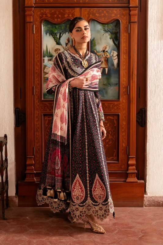 Shahkaar Luxury Eid Lawn 2026 by Jazmin || SL26-D09