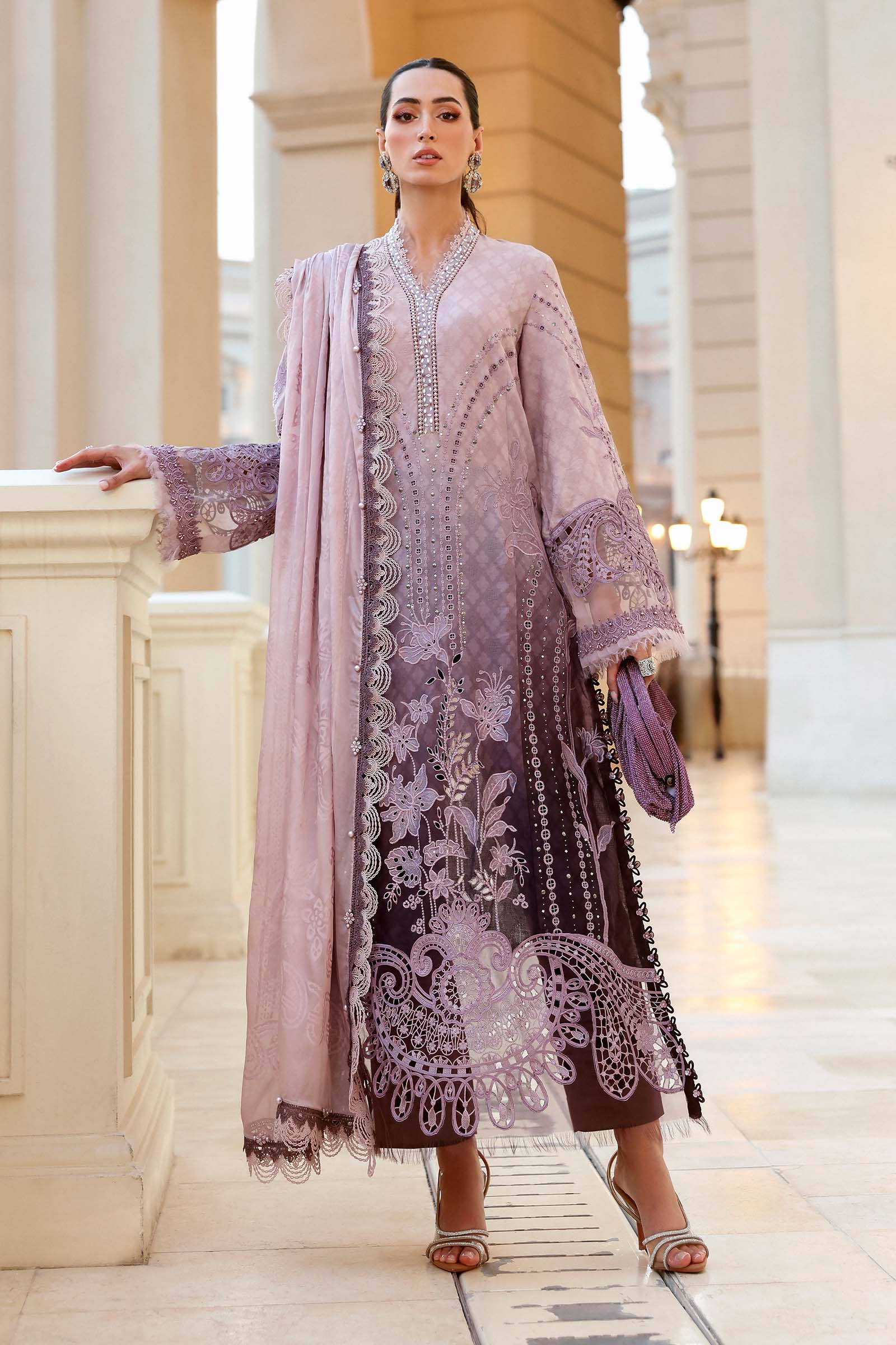 Maria b eid lawn 2026|| d-2601-b Maria B Eid Lawn 2026|| D-2601-B