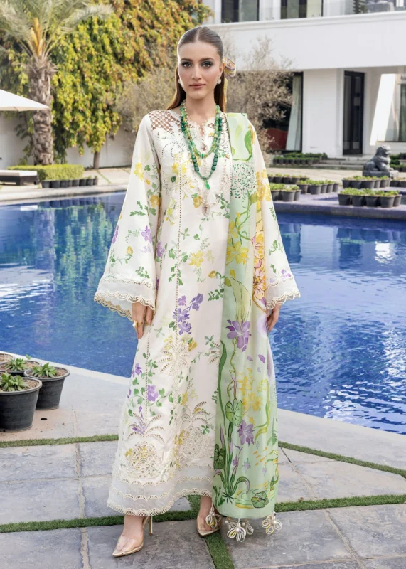 Crimson Luxury Lawn 2026 || TROPIC TEASE - D4A