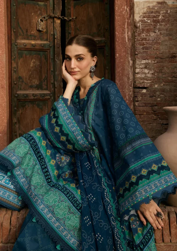 Prints Chiffon by Kahf 2026|| KPS-1B SUMBUL– detail view 2