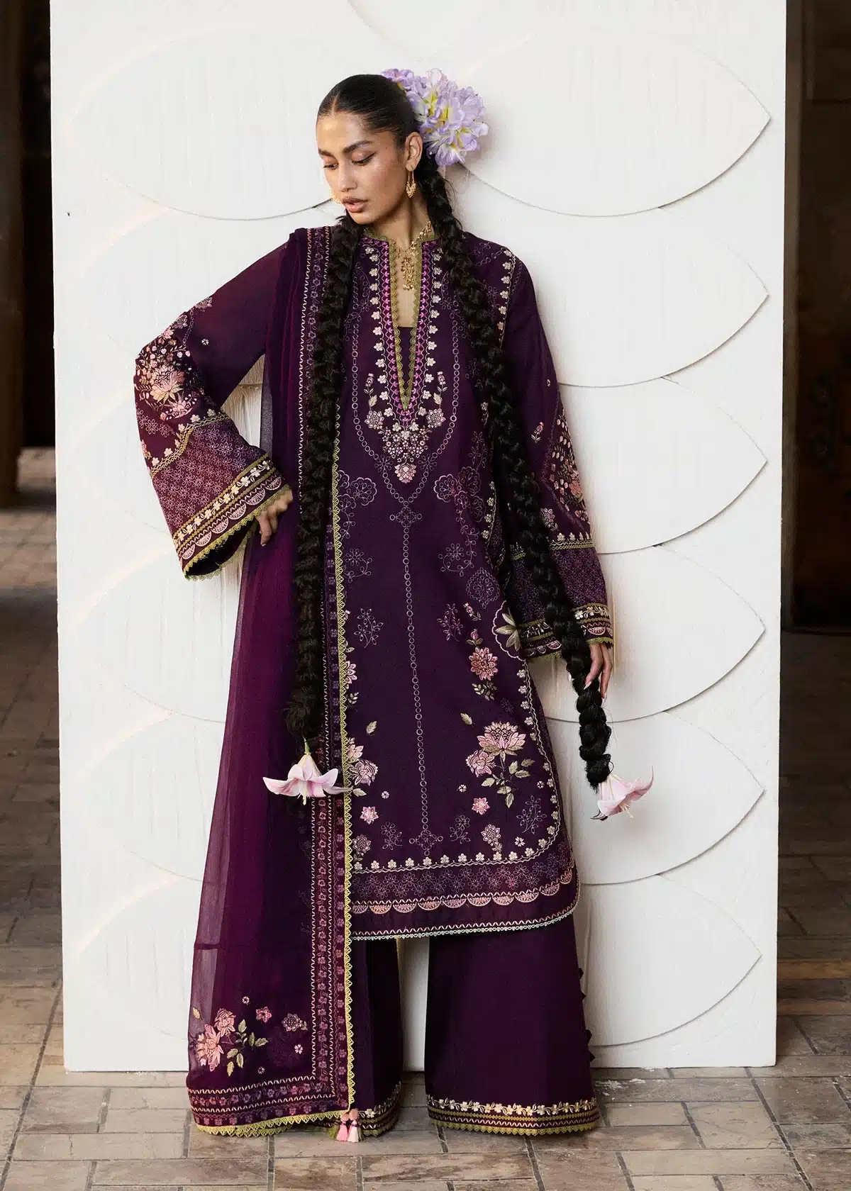 Zan lawn 2026 by hussain rehar|| banafsh– banafsh 3 Zan Lawn 2026 by Hussain Rehar|| Banafsh– Banafsh 3
