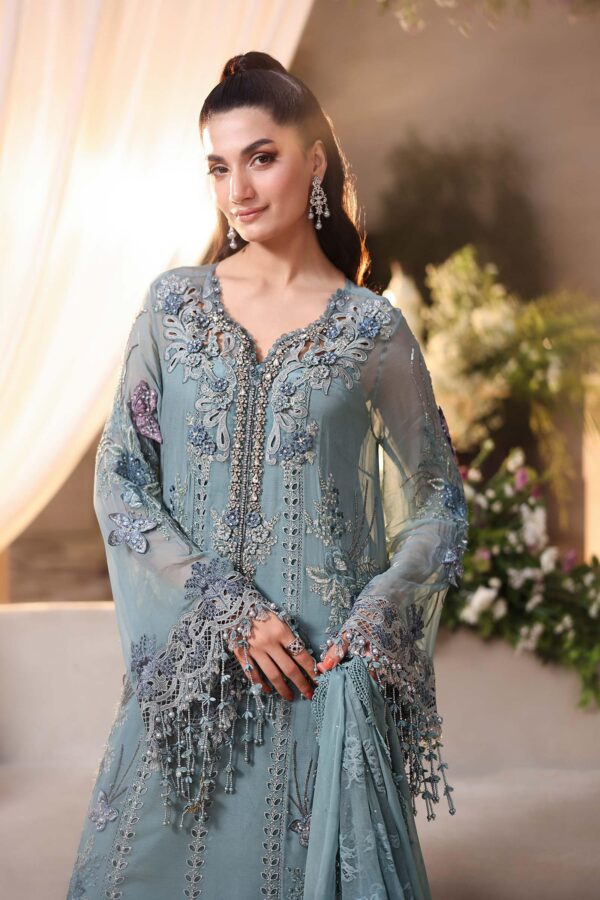 Maria b chiffon collection| chiffons 2026| mpc-26-106-slate blue– d-6closeup e Maria B Chiffon Collection| Chiffons 2026| MPC-26-106-Slate Blue– D-6Closeup E