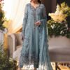 Maria b chiffon collection| chiffons 2026| mpc-26-106-slate blue Maria B Chiffon Collection| Chiffons 2026| MPC-26-106-Slate Blue
