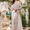 Maria b chiffon collection| chiffons 2026| mpc-26-107-ivory beige Maria B Chiffon Collection| Chiffons 2026| MPC-26-107-Ivory Beige