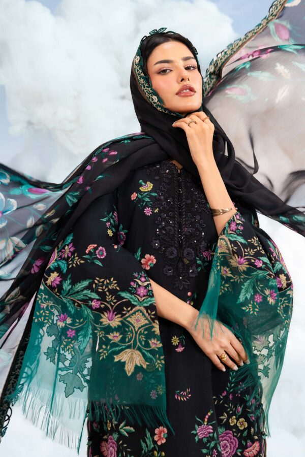 Maria B M Basics Dreamscape| Unstitched Eid 2| 2026| 01B– MB-CUSV14-01-Bc