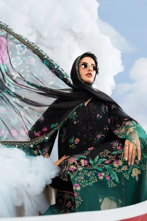 Maria B M Basics Dreamscape| Unstitched Eid 2| 2026| 01B– MB-CUSV14-01-Bc2