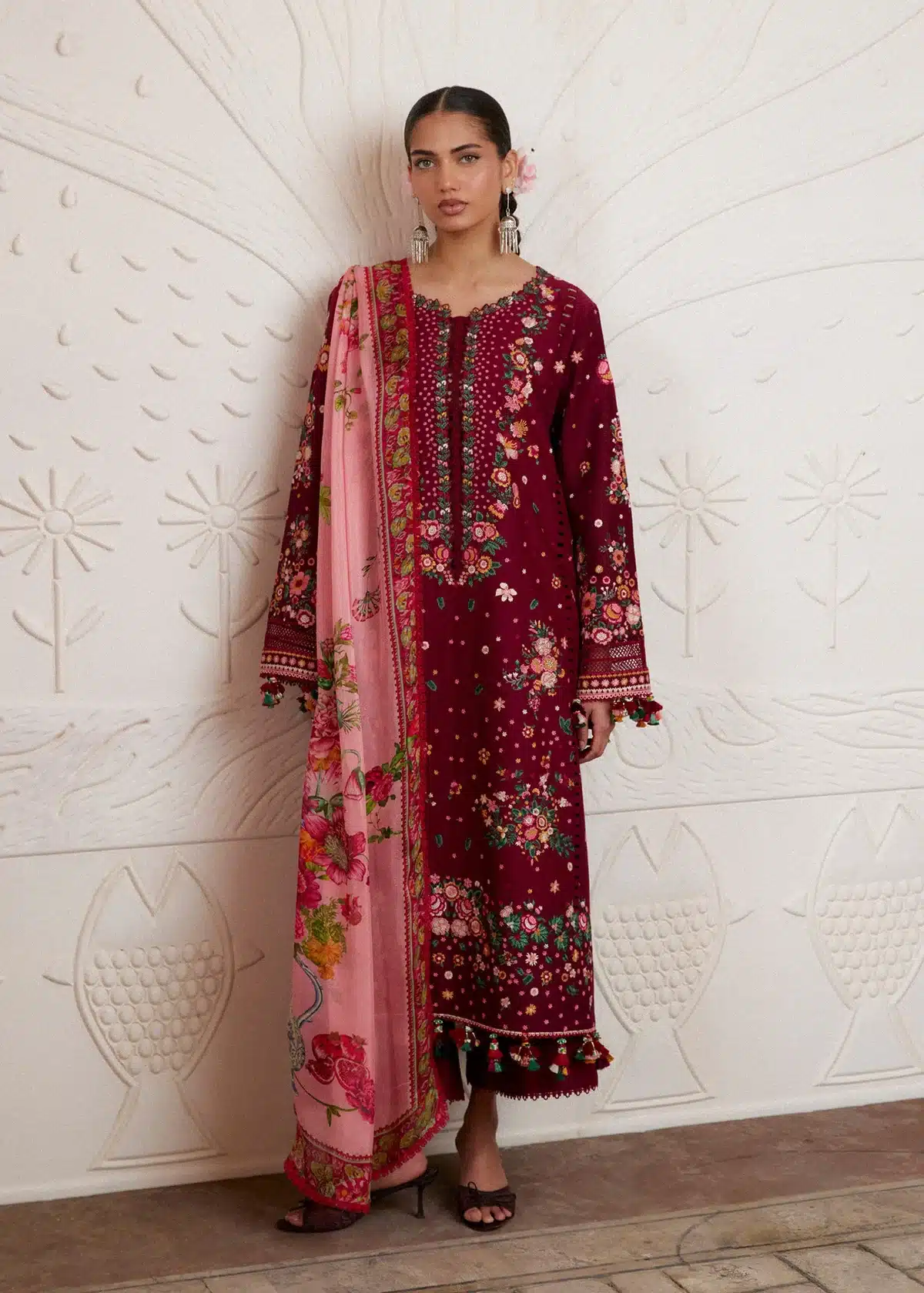 Zan lawn 2026 by hussain rehar|| kestane Zan Lawn 2026 by Hussain Rehar|| Kestane