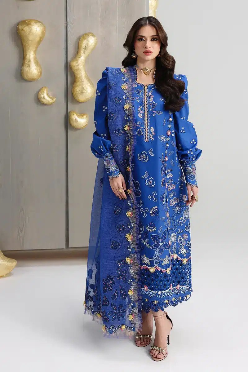 Qalamkar festive lawn 2026|| qfl-06 emina Qalamkar Festive Lawn 2026|| QFL-06 EMINA