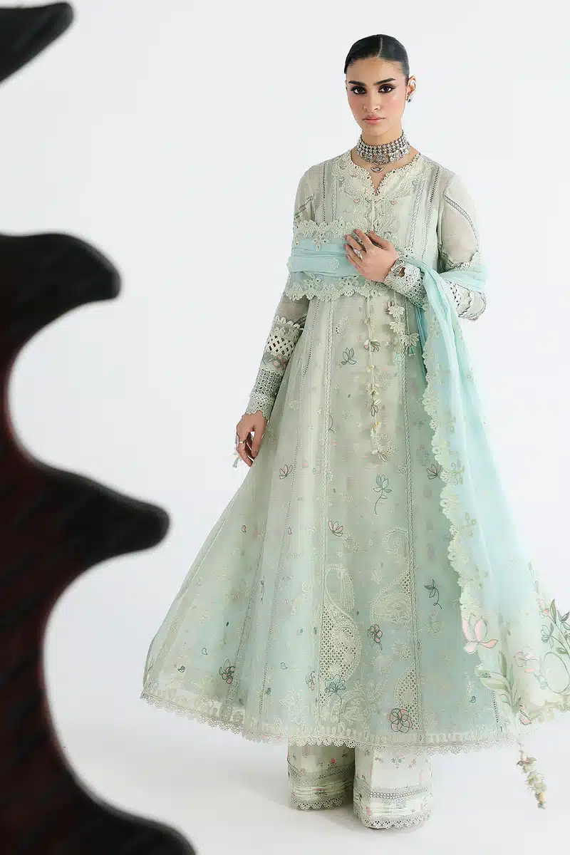 Qalamkar festive lawn 2026|| qfl-08 sabel Qalamkar Festive Lawn 2026|| QFL-08 SABEL