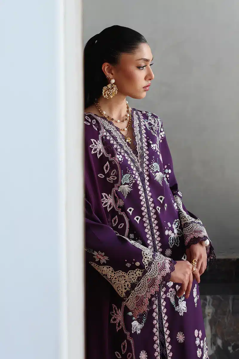 Qalamkar qline lawn drop 2| 2026| qkl-14 suhra– 052a9864 Qalamkar Qline Lawn Drop 2| 2026| QKL-14 SUHRA– 052A9864