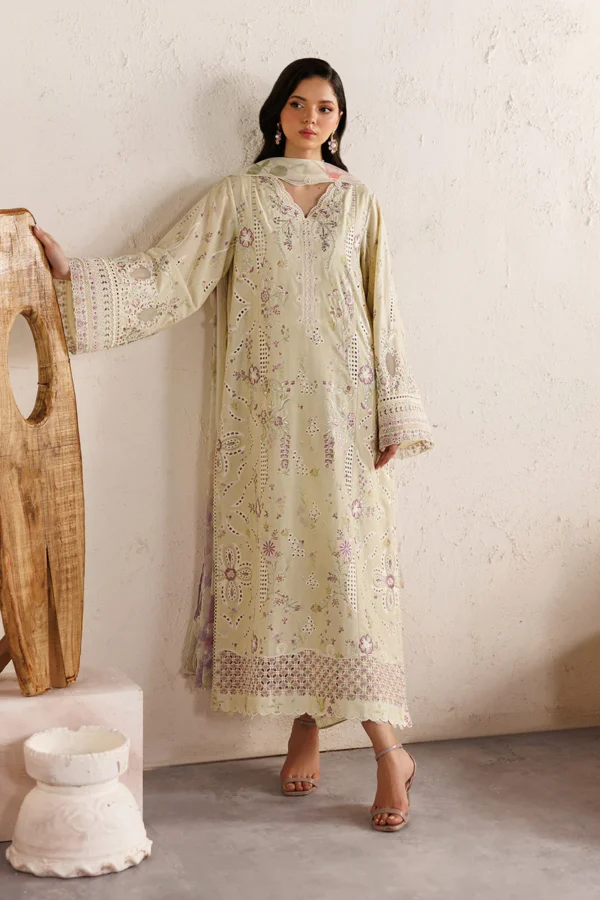 Iznik Festive Lawn 2026|| IBE-08– detail view 4