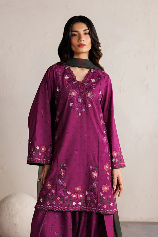Iznik Festive Lawn 2026|| IBE-01– detail view 3