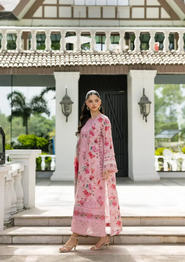 Signature Embroidered Lawn with Chiffon Collection Vol II '26 by Elaf|| ESG-4B MIRA– detail view 3