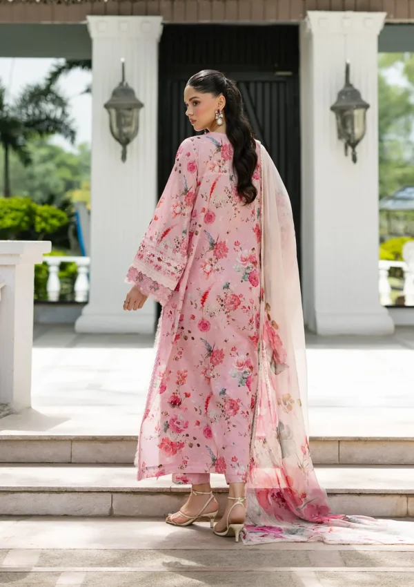 Signature Embroidered Lawn with Chiffon Collection Vol II '26 by Elaf|| ESG-4B MIRA– detail view 4