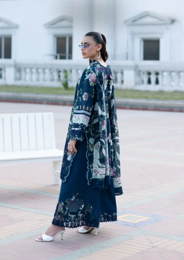 Signature Embroidered Lawn with Chiffon Collection Vol II '26 by Elaf|| ESG-3A MARIEL– detail view 3