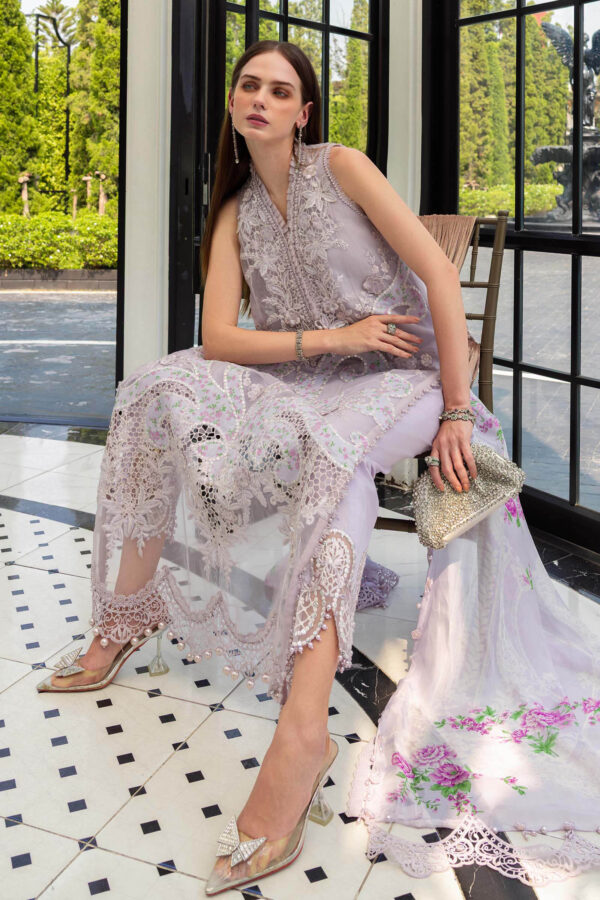 Maria B Eid Lawn 2026|| EL-26-12– D-12Closeup E