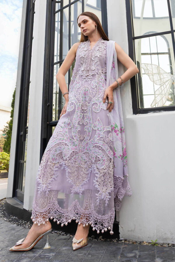 Maria B Eid Lawn 2026|| EL-26-12– D-12Front B