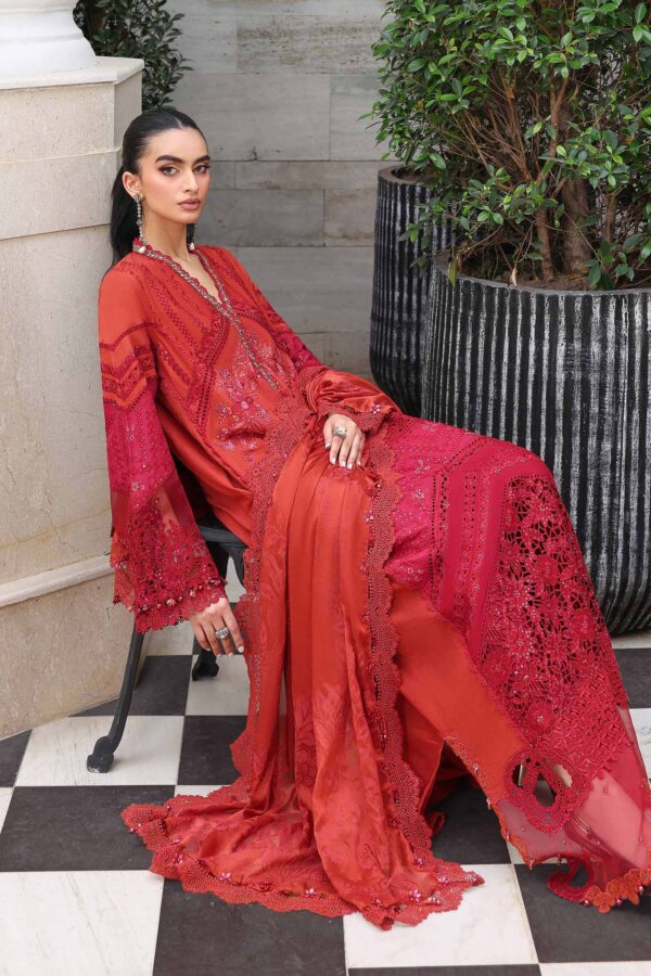 Maria B Eid Lawn 2026|| EL-26-13– D-13Closeup G