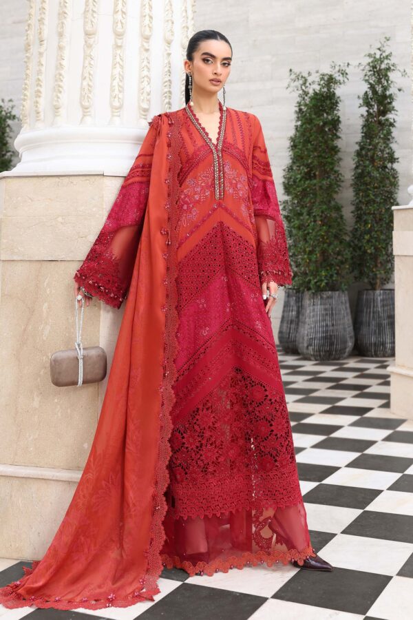 Maria B Eid Lawn 2026|| EL-26-13– D-13Front B