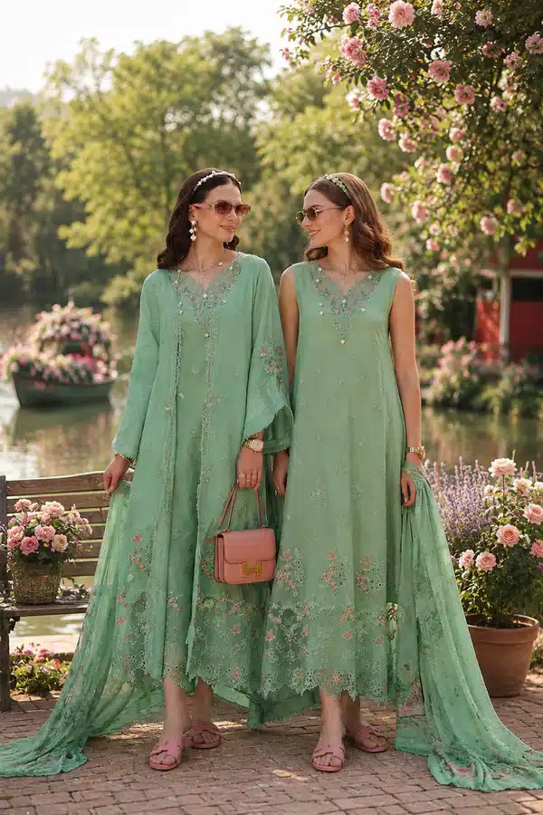 Noor Eid Luxury Printskhas '26 by Saadia Asad|| D9 – Aqua Minté Noor Eid Luxury Printskhas '26 by Saadia Asad|| D9 – Aqua Minté