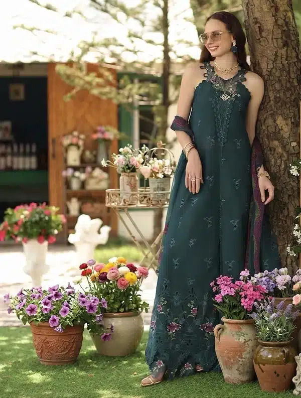 Noor Eid Luxury Printskhas '26 by Saadia Asad|| D6 – Coblat Teal Noor Eid Luxury Printskhas '26 by Saadia Asad|| D6 – Coblat Teal
