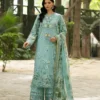 Signature Embroidered Lawn with Chiffon Collection Vol II '26 by Elaf|| ESG-6B ZARIA