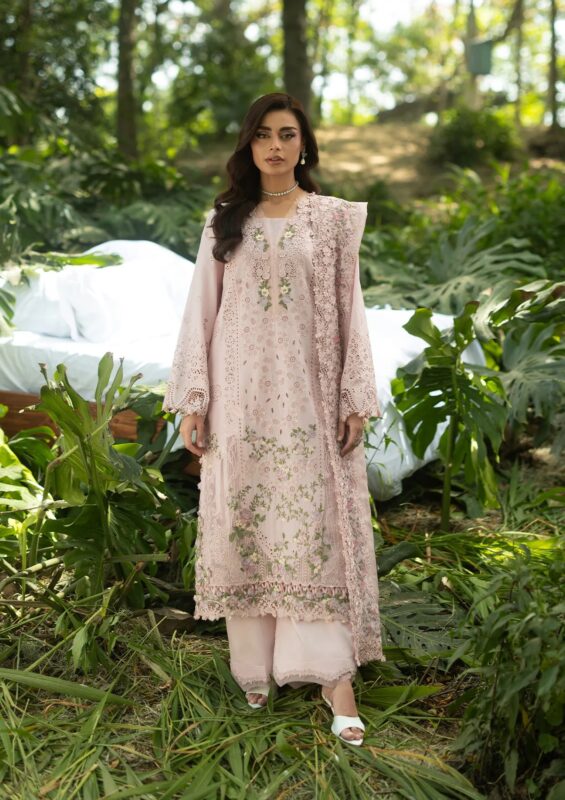 Elaf Luxury Lawn Vol 2 | 2026 || ELQ-1B LOVE ESCAPE