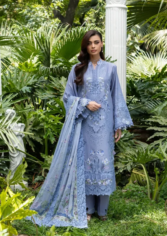 Elaf Luxury Lawn Vol 2 | 2026 || ELQ-2B LAVENDER LUXE