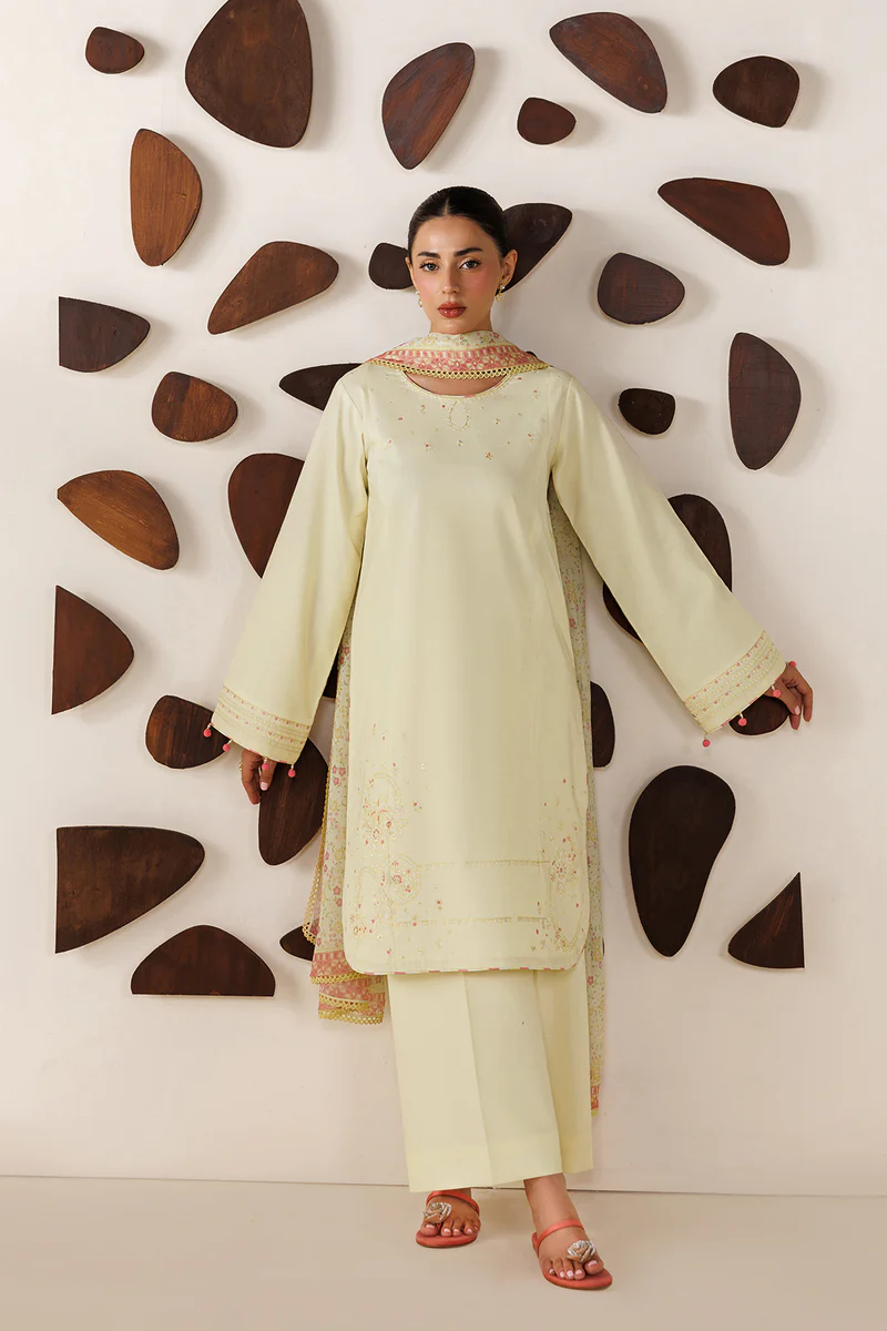 Summer melody by farasha 2026 | butter glow - pakistani suit - image 4 Summer Melody by Farasha 2026 | Butter Glow