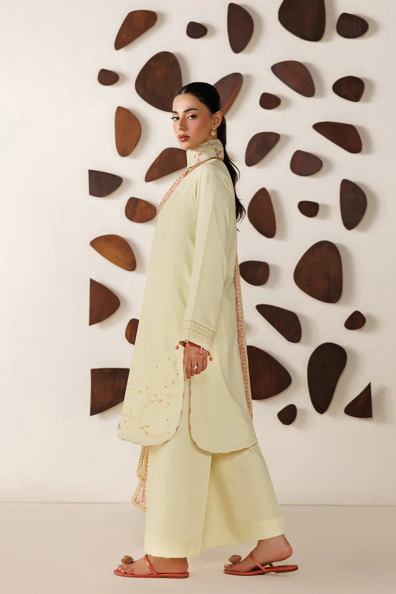 Summer melody by farasha 2026 | butter glow - pakistani suit - image 5 Summer Melody by Farasha 2026 | Butter Glow - Image 2