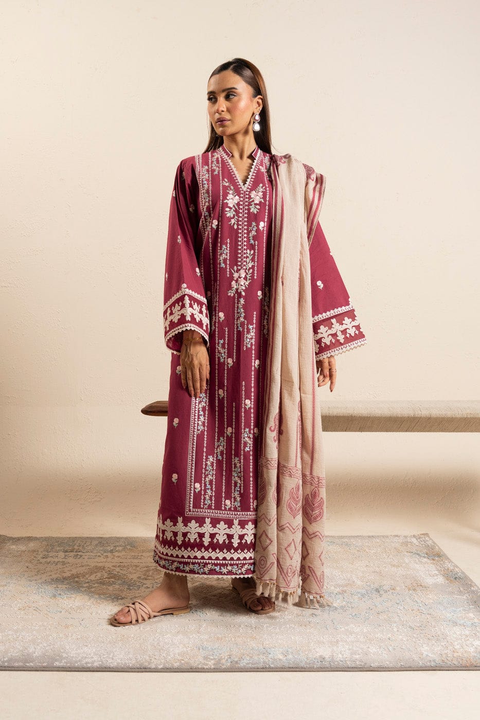 Alkaram rts| shirt, trouser & dupatta Alkaram RTS| SHIRT, TROUSER & DUPATTA