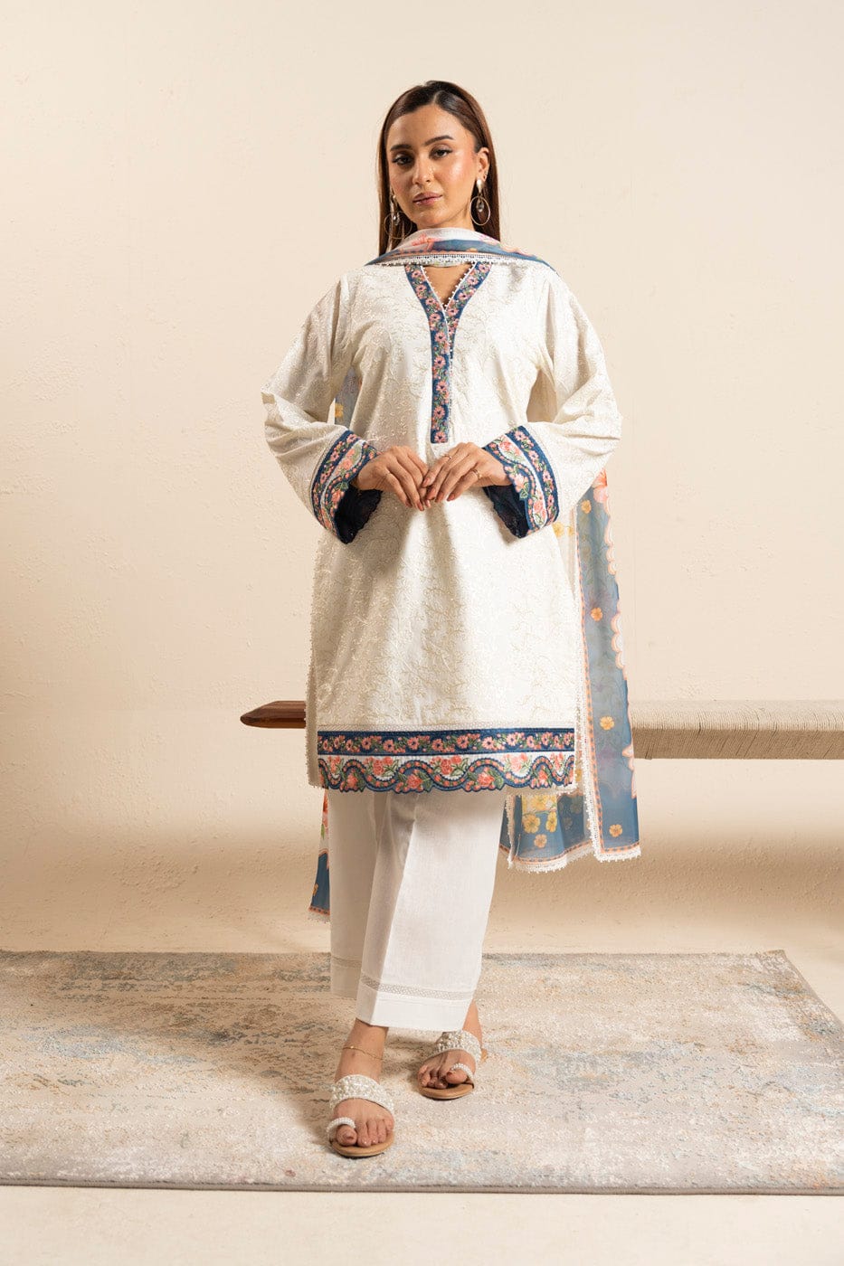 Alkaram rts| shirt, trouser & dupatta Alkaram RTS| SHIRT, TROUSER & DUPATTA