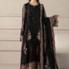Maria B 3 Piece Embroidered Chiffon Suit| MCS-25-104