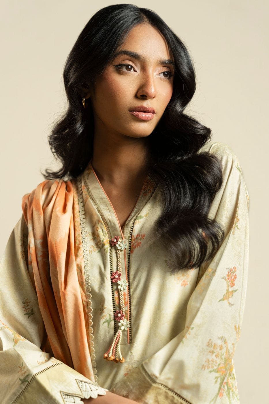 Alkaram rts| shirt & dupatta– ec52-26-peach-3 Alkaram RTS| SHIRT & DUPATTA– EC52-26-Peach-3