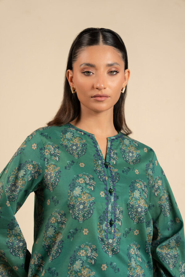 Alkaram RTS| SHIRT & TROUSER– EF24-26-Green-3