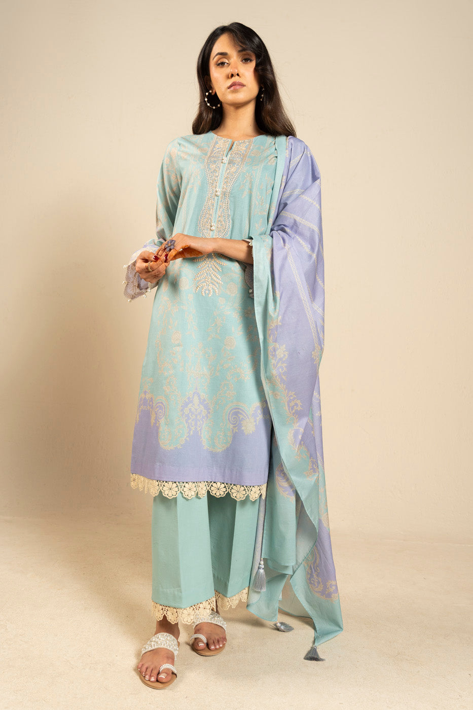 Alkaram rts| shirt, trouser & dupatta Alkaram RTS| SHIRT, TROUSER & DUPATTA
