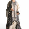 Gul ahmed 3 piece embroidered lawn suit with organza dupatta and borders Gul Ahmed 3 Piece Embroidered Lawn Suit with Organza Dupatta and Borders