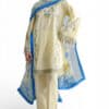 Gul ahmed 3 piece embroidered lawn suit with chiffon dupatta and borders Gul Ahmed 3 Piece Embroidered Lawn Suit with Chiffon Dupatta and Borders