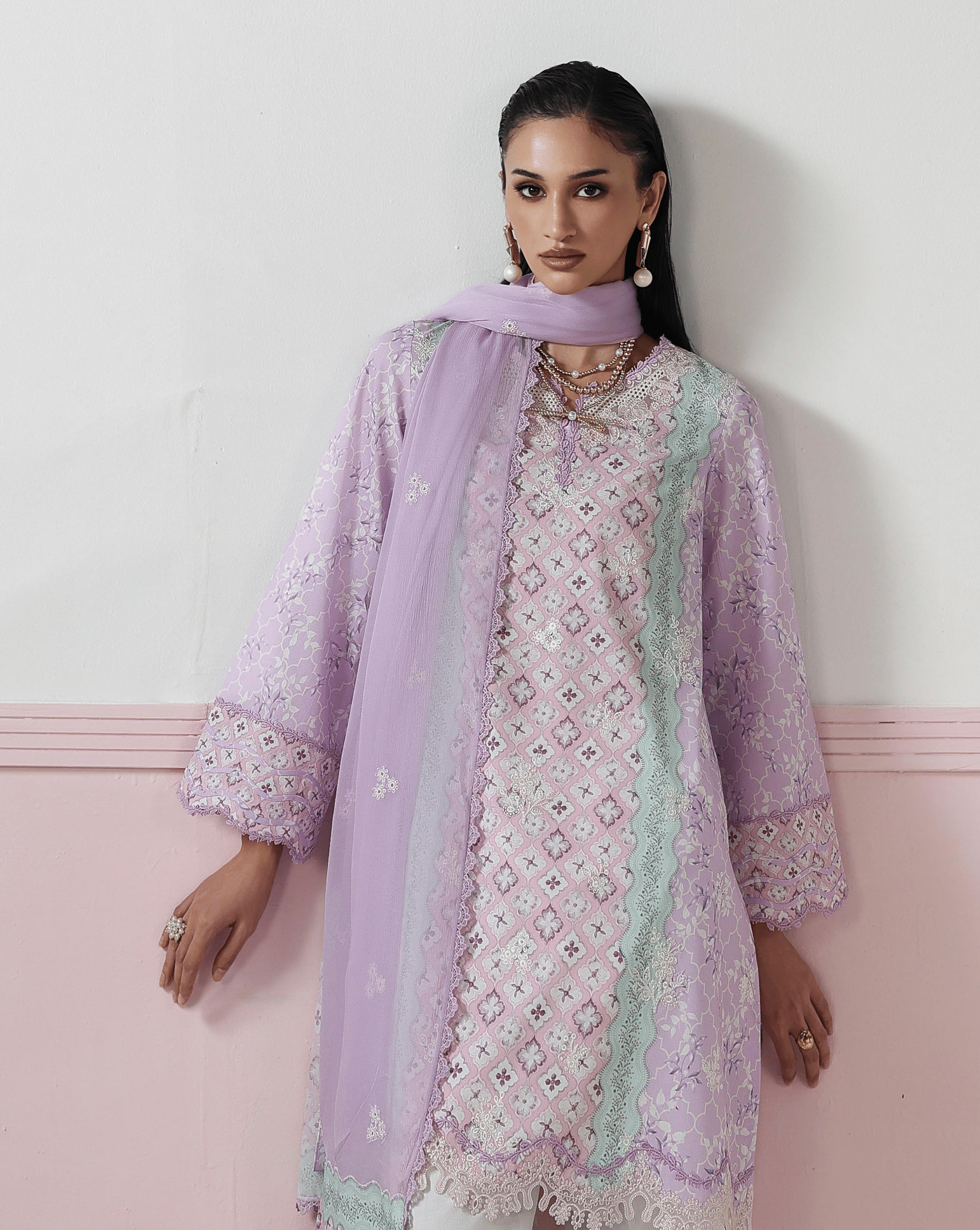 Qalamkar qalamkar qprints embroidered lawn unstitched 3pc suit qqp-10a josee Qalamkar Qalamkar QPrints Embroidered Lawn Unstitched 3Pc Suit QQP-10A Josee