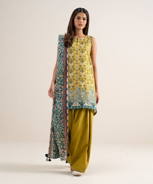 Sapphire Women's Unstitched Lawn Embroidered Mustard 3 Piece Suit – U3PDYS26V674 Sapphire Women's Unstitched Lawn Embroidered Mustard 3 Piece Suit – U3PDYS26V674