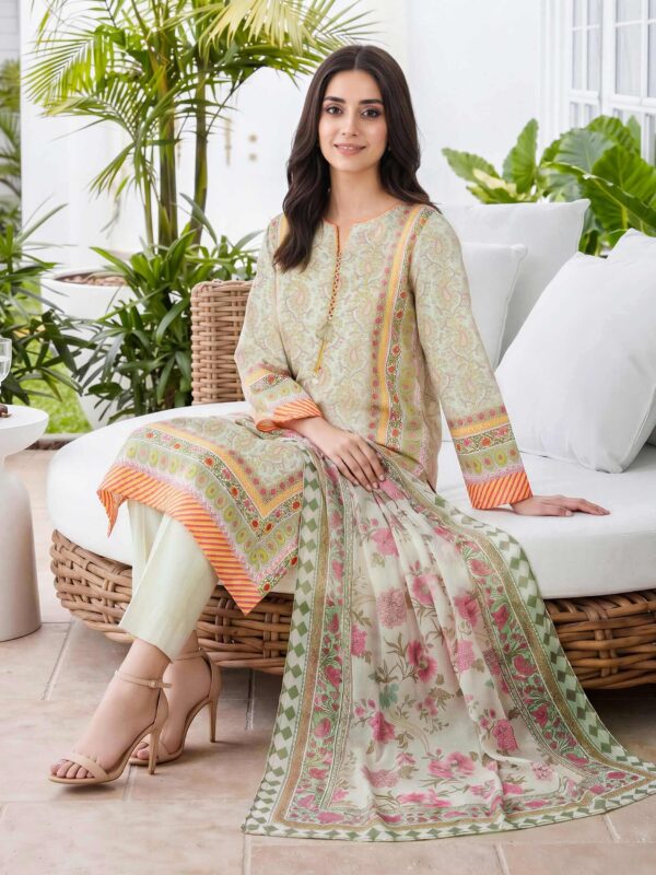Limelight 3 Piece Lawn Suit– U4864SU-3PC-014-3PieceLawnSuit Unstitched